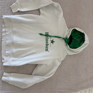 Heineken White and Green Hoodie